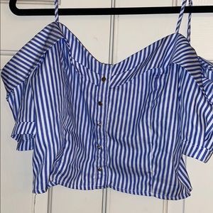 Iris blue blouse